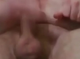 Stroking my thick cock to orgasm