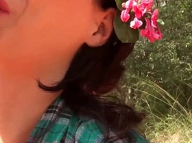 Buttfucking gf fucked deeply outdoors