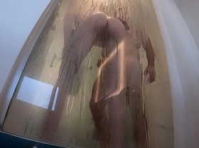Aiden ashley and nathan bronson take a shower