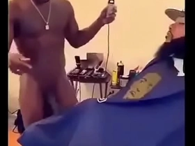 Sexy black men and the barber shop