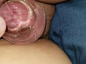 S pussy insertion closeup