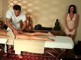 Gorgeous skinny gets a massage 11