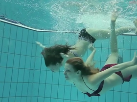 Nastya and libuse super hottest babes underwater