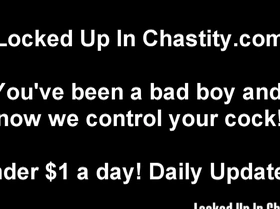 You will wake up with a chastity device on your cock
