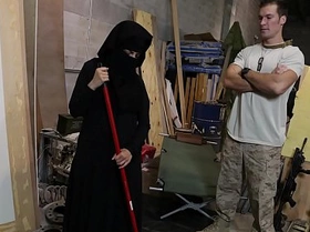 Tour of booty - us soldier takes a liking to sexy arab servant