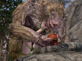 Redhead Addicted to Monster Cock: Troll Domination Hentai