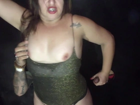 Married woman is fucked by several people at the club