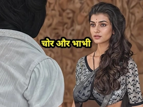 The Criminal Caught the Desi Bhabhi Fingering Her Pussy and Then Fucked Her