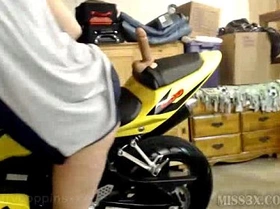 Motorbike sex action