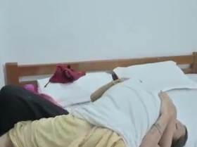 Desi Mature Big Natural Tits Bhabhi Strips Her Saree to Fuck Devar Swallows Cum