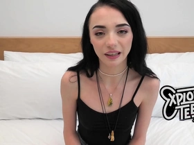 Check out this TINY 100lb newbie cock sucker
