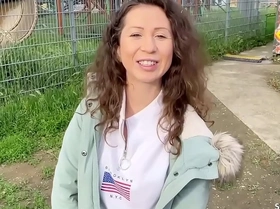 GERMAN SCOUT - ANAL DEFLORATION SEX FOR CURLY HAIR TEEN JULIA BACH AT PICKUP CASTING