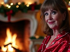 Granny Carmen Claus: My Fun Holiday Tryst Dulling & Creampie!