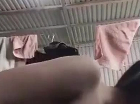 Vietnamese schoolgirl teasing and showing off her forbidden charms