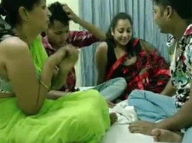 Indian Wife Swapping Sex! Exchange hot Wife with Friend