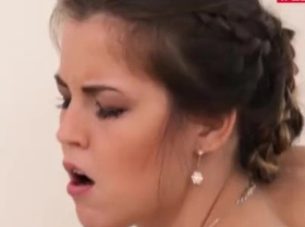 LETSDOEIT - Horny StepSon Fucks Mommy Cindy Shine In Her Wedding Dress