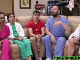 Doctor Canada Flips The Script On Doctor Channy Crossfire During Medical Examination, Ends Up Examining His Doctor At GuysGoneGynoCom!