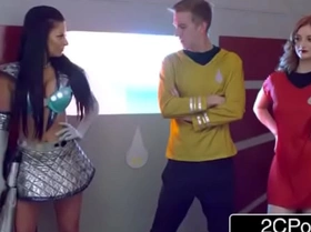 Captain d & starfleet officer zara durose educate sexy alien brooklyn blue