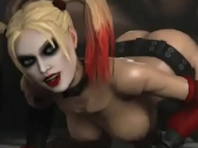 Harley quinn blowjob hentai video part 1 part 2 on hentai-forever com