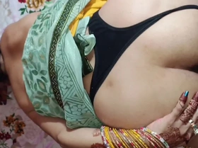 Desi Indian bhabhi feels her brother-in-law\'s bold touch en route to the wedding, with steamy Hindi audio.