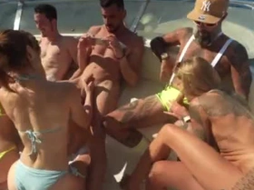 A steamy orgy cruise adventure at sea, where passionate adults explore wild desires and intimate thrills.