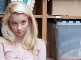 A surprising nymph thief gets caught shoplifting, leading to steamy blackmail and real sex in the backroom.