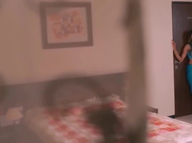 Seductive Indian beauty in luxurious lingerie teases with voluptuous curves, delivering an irresistible amateur HD fantasy.